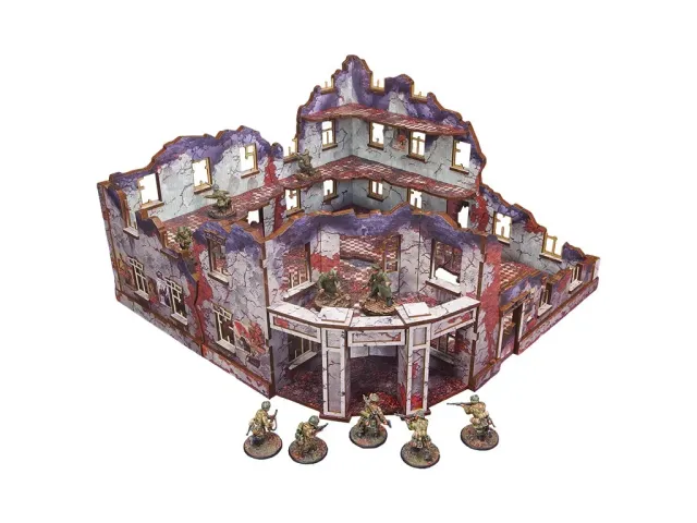 Des Tranchées aux Barricades Univermag Stalingrad décor 28mm bundle prépeint