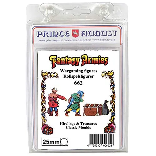 Prince August PA662 Fantasy Hirelings Treasures moule 25 mm métal