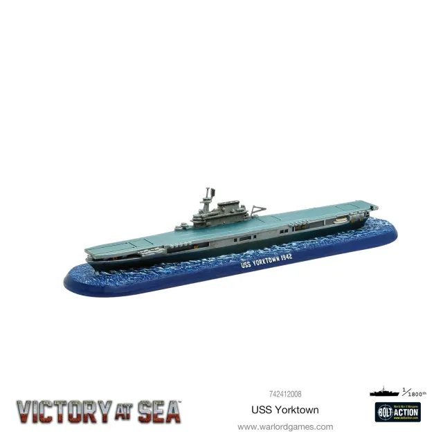 Warlord Games Victory at Sea USS Yorktown porte-avions