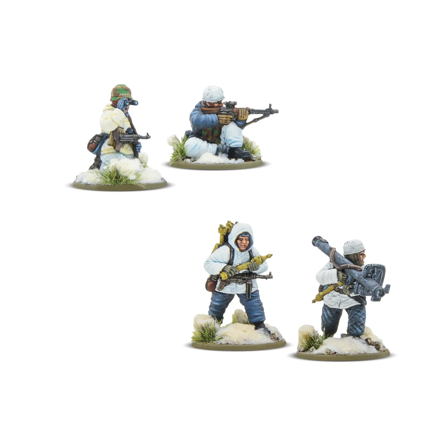 Bolt Action Fallschirmjäger Winter Starter Army figurines