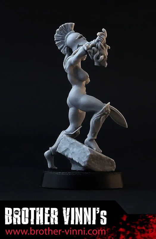 Brother Vinni Female Perseus figurine résine 28mm grecque