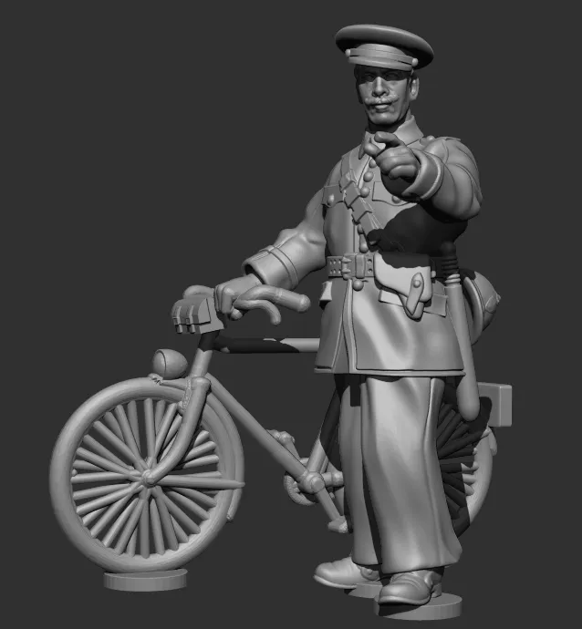 Des Tranchées aux Barricades Policiers Parisiens FFI fichier STL 28mm