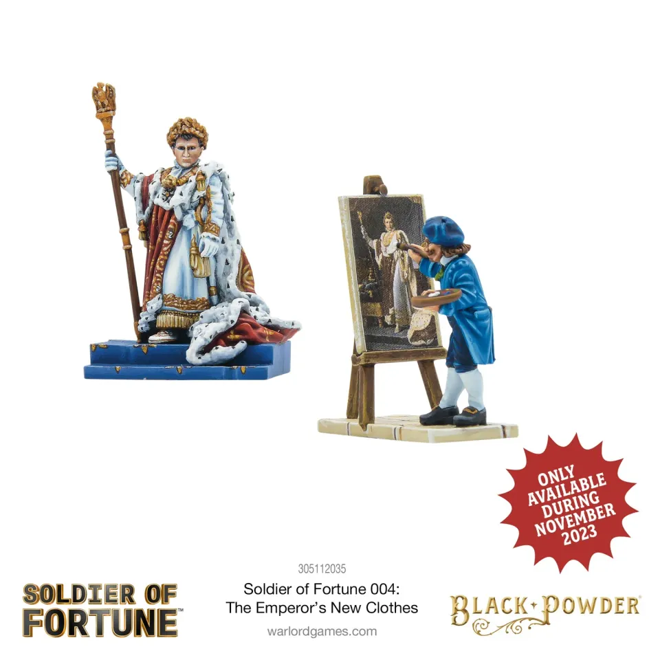 Bolt Action Soldier of Fortune 004 The Emperor’s New Clothes figurine métal