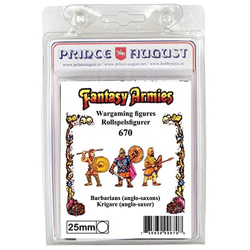 Prince August PA670 Fantasy Barbarians moule 25 mm métal 3 figurines
