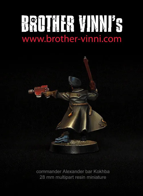 Brother Vinni Commissar #3 figurine science-fiction 28 mm résine