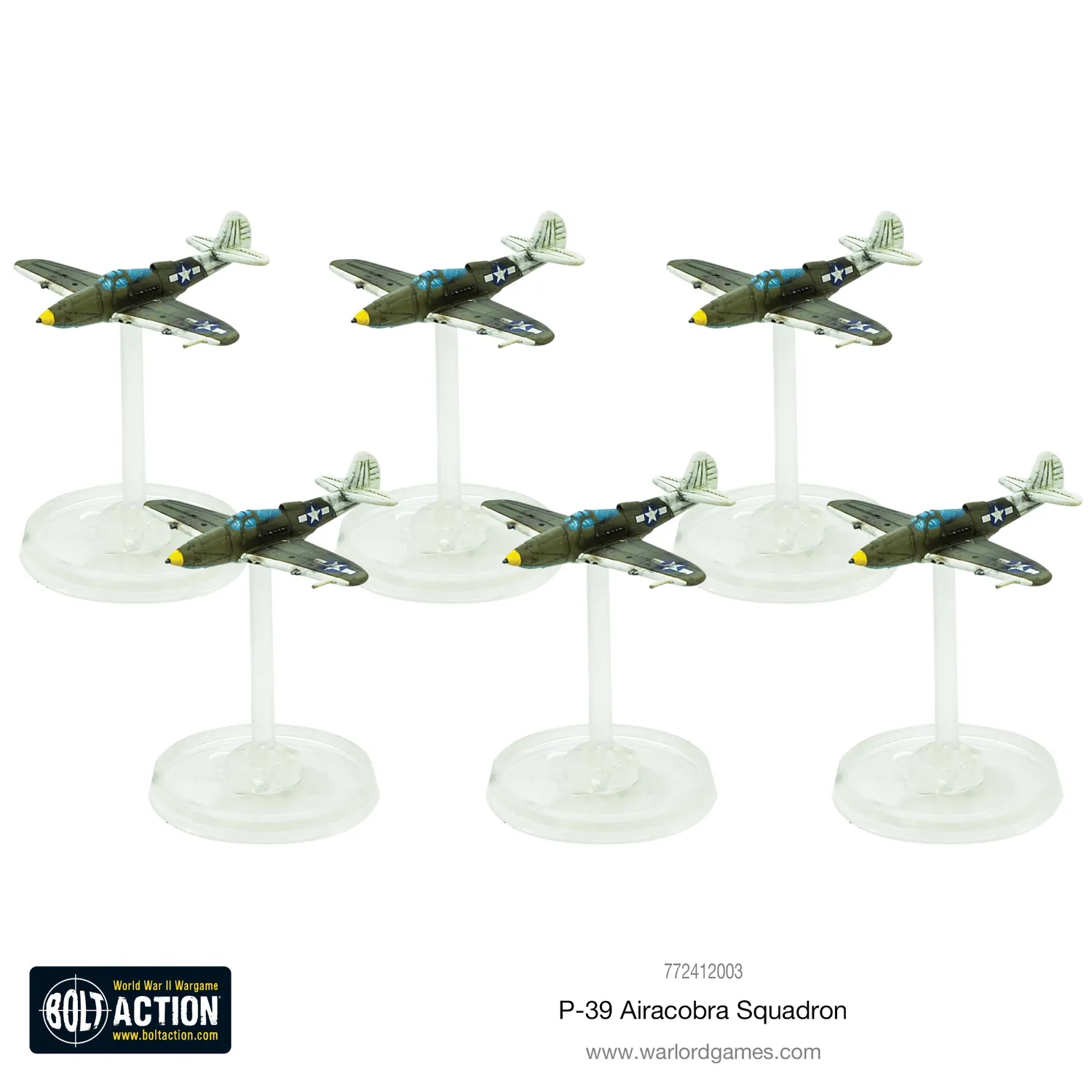 Warlord Games Blood Red Skies P-39 Airacobra escadrille résine