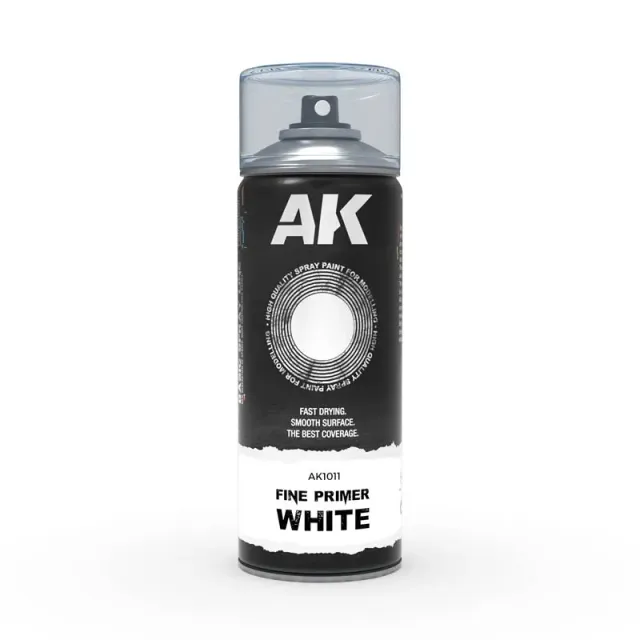 Bombe sous-couche blanche apprêt 400ml diffuseurs