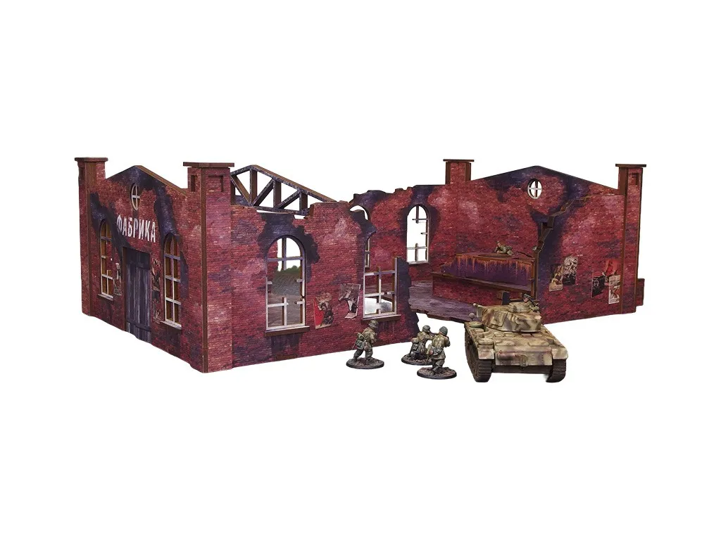DES TRANCHEES AUX BARRICADES Stalingrad usine ruine bundle décor 28mm