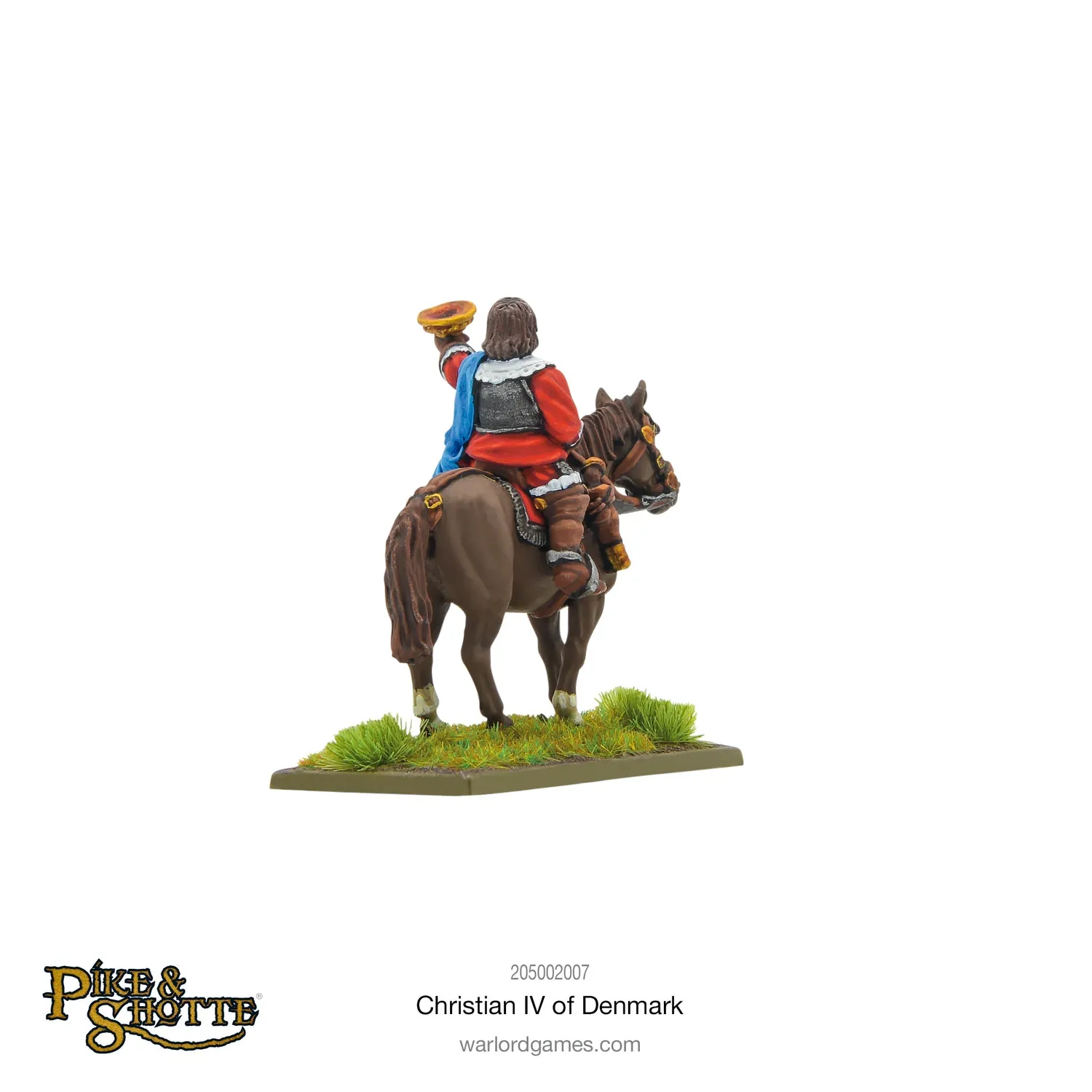 Warlord Games Pike & Shotte Christian IV of Denmark figurine métal à cheval