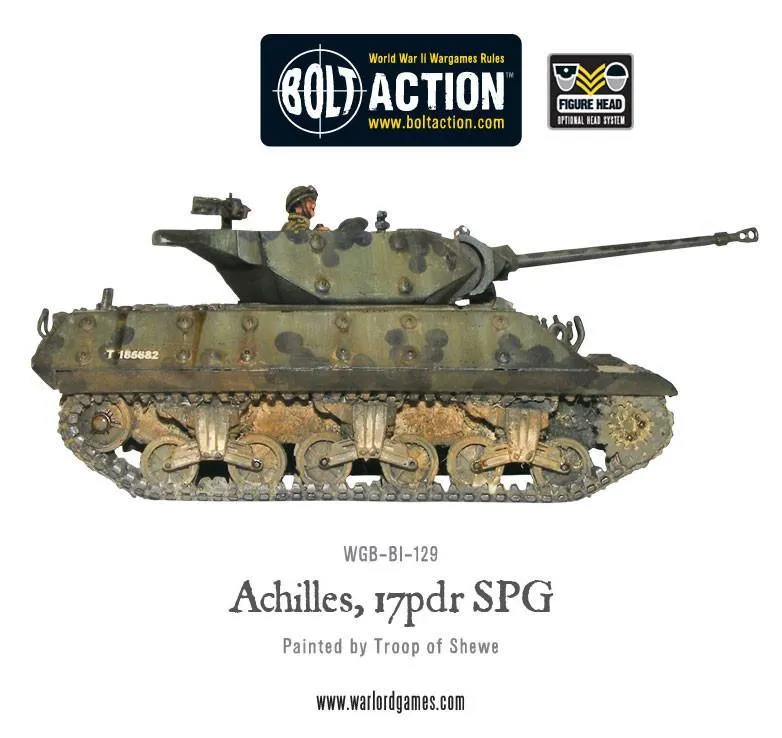 Bolt Action Achilles British 17pdr SPG chasseur de chars résine métal