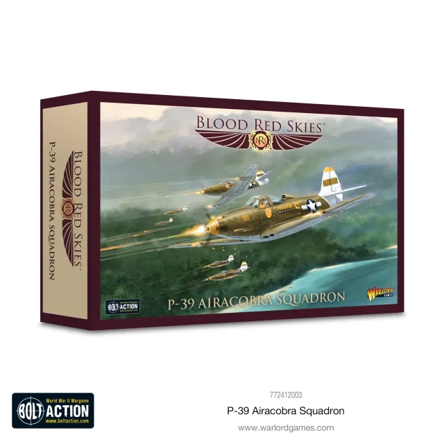 Warlord Games Blood Red Skies P-39 Airacobra escadrille résine