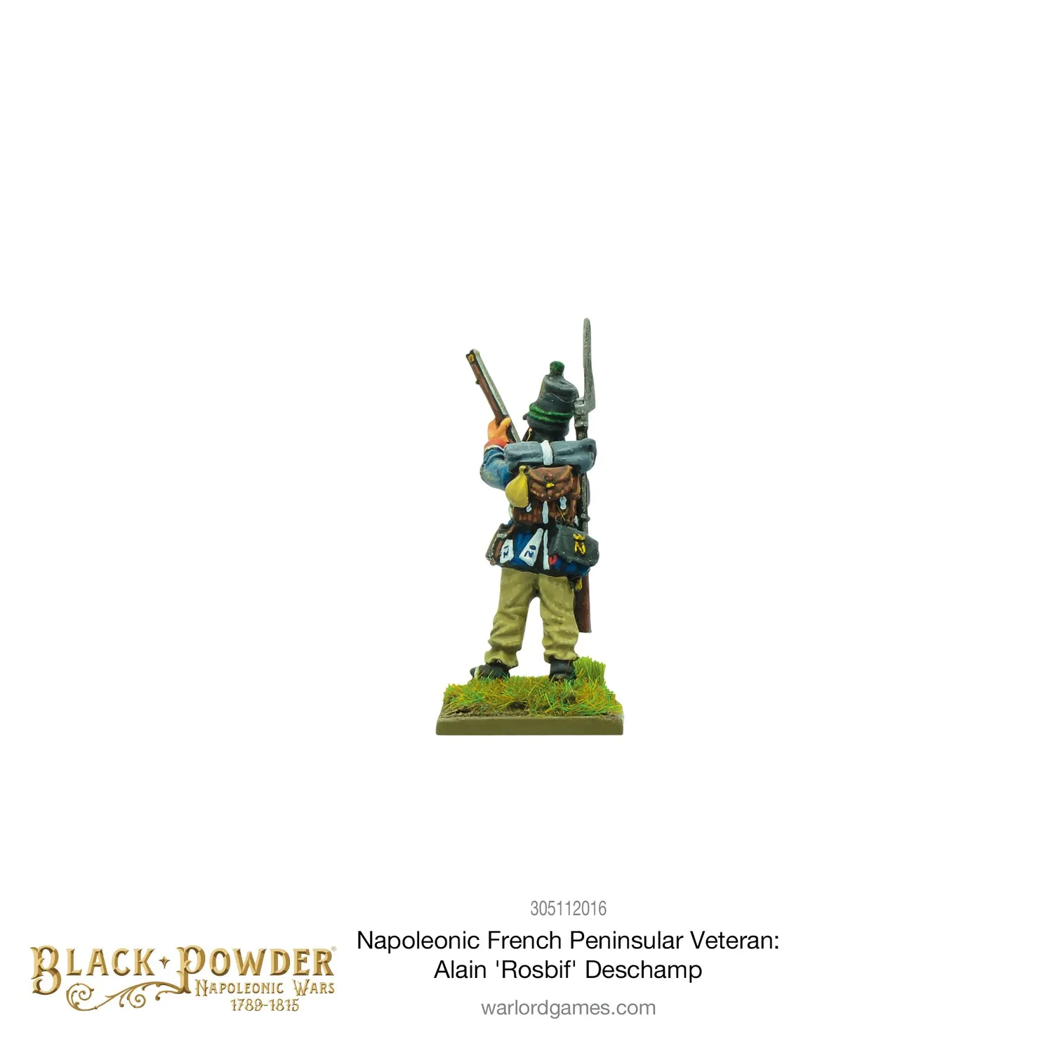 Black Powder Alain Rosbif Deschamp figurine résine vétéran