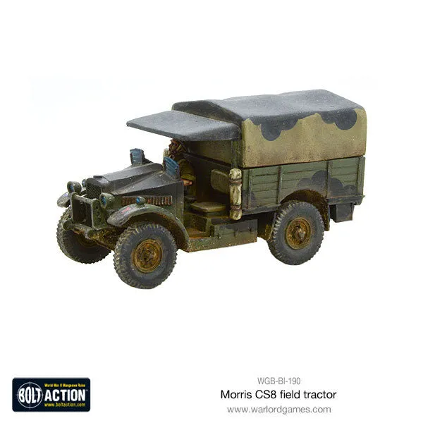 Bolt Action Morris CS8 Field Tractor véhicule résine métal