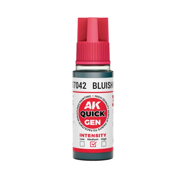 AK Interactive QuickGen Bluish Grey peinture 18 ml gris-bleu