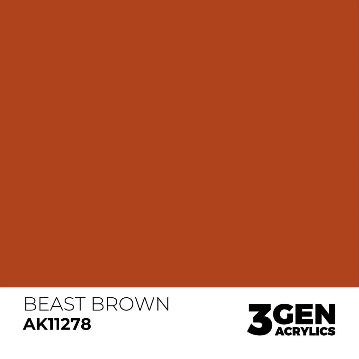 AK Interactive 3Gen Acrylic COLOR PUNCH Beast Brown peinture 17 ml