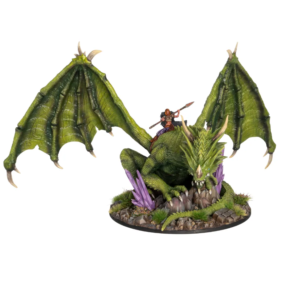 Bolt Action Argloth Rivelwyr dragon fantasy plastique 290 mm
