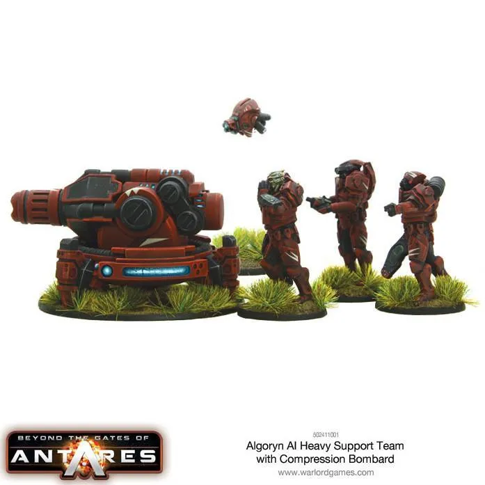 Bolt Action Algoryn AI Heavy Support Compression Bombard métal