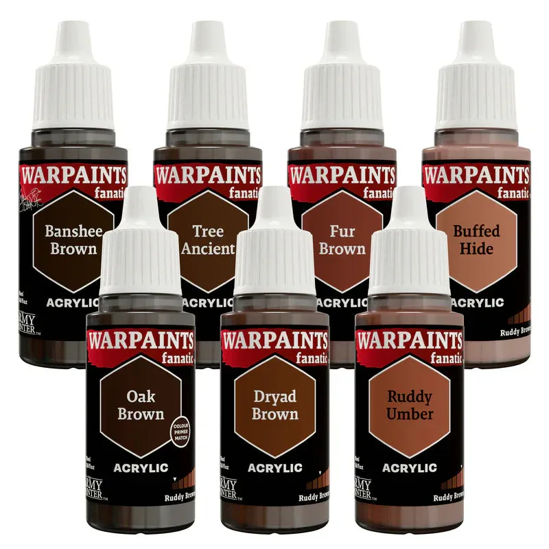 Bolt Action Flexible Triad Ruddy Browns set 7 peintures marron