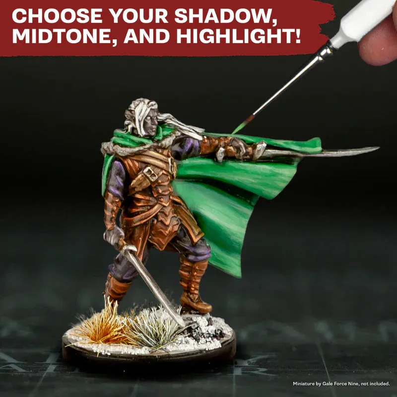 Army Painter Warpaints Fanatic Deep Greens set 7 peintures vert