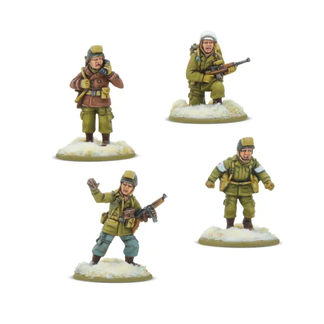 Bolt Action US Airborne Winter QG commandement hiver résine