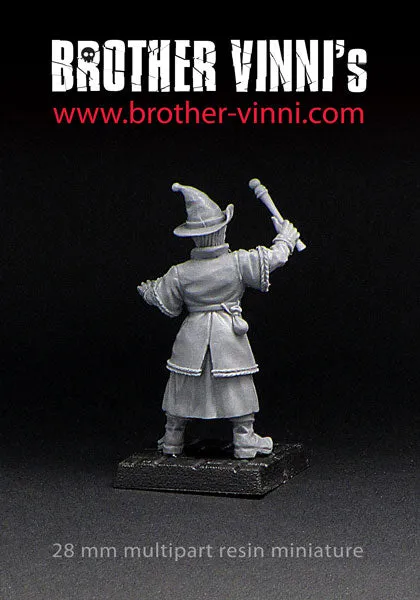 Brother Vinni Classical Mage figurine résine 28mm sorcier