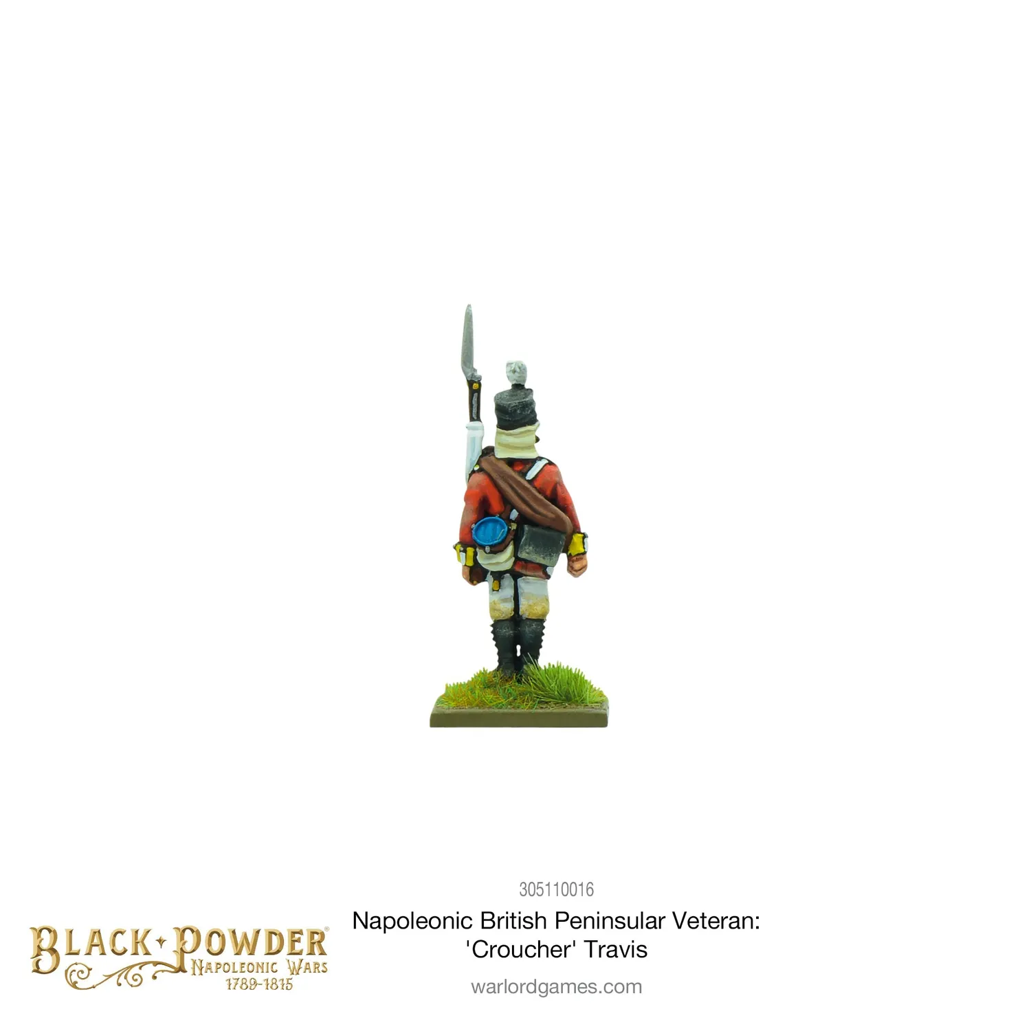 Bolt Action Napoleonic British Peninsular Veteran Croucher Travis figurine résine