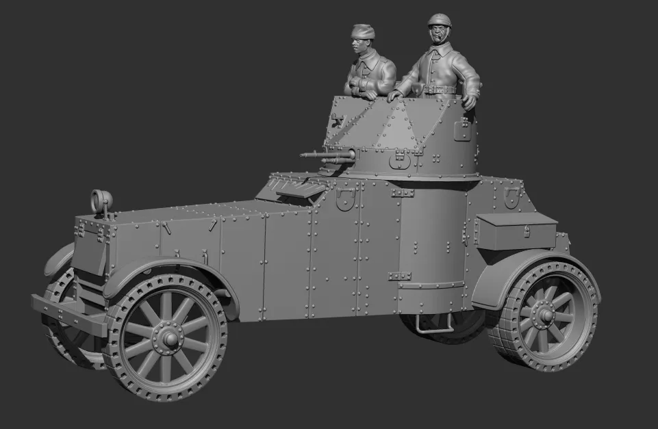 Armée française Syrie pack fichiers STL 28mm pré-supportés