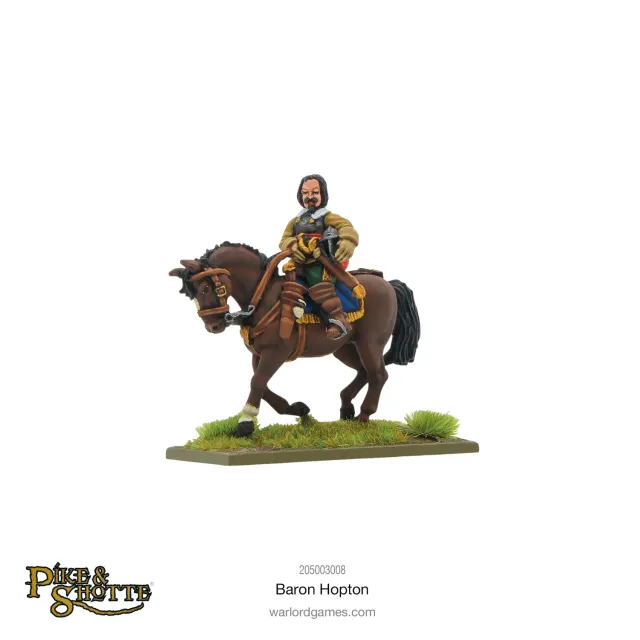 Warlord Games Pike & Shotte Baron Hopton figurine métal montée