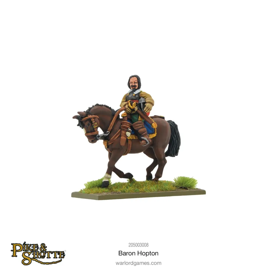 Warlord Games Pike & Shotte Baron Hopton figurine métal montée