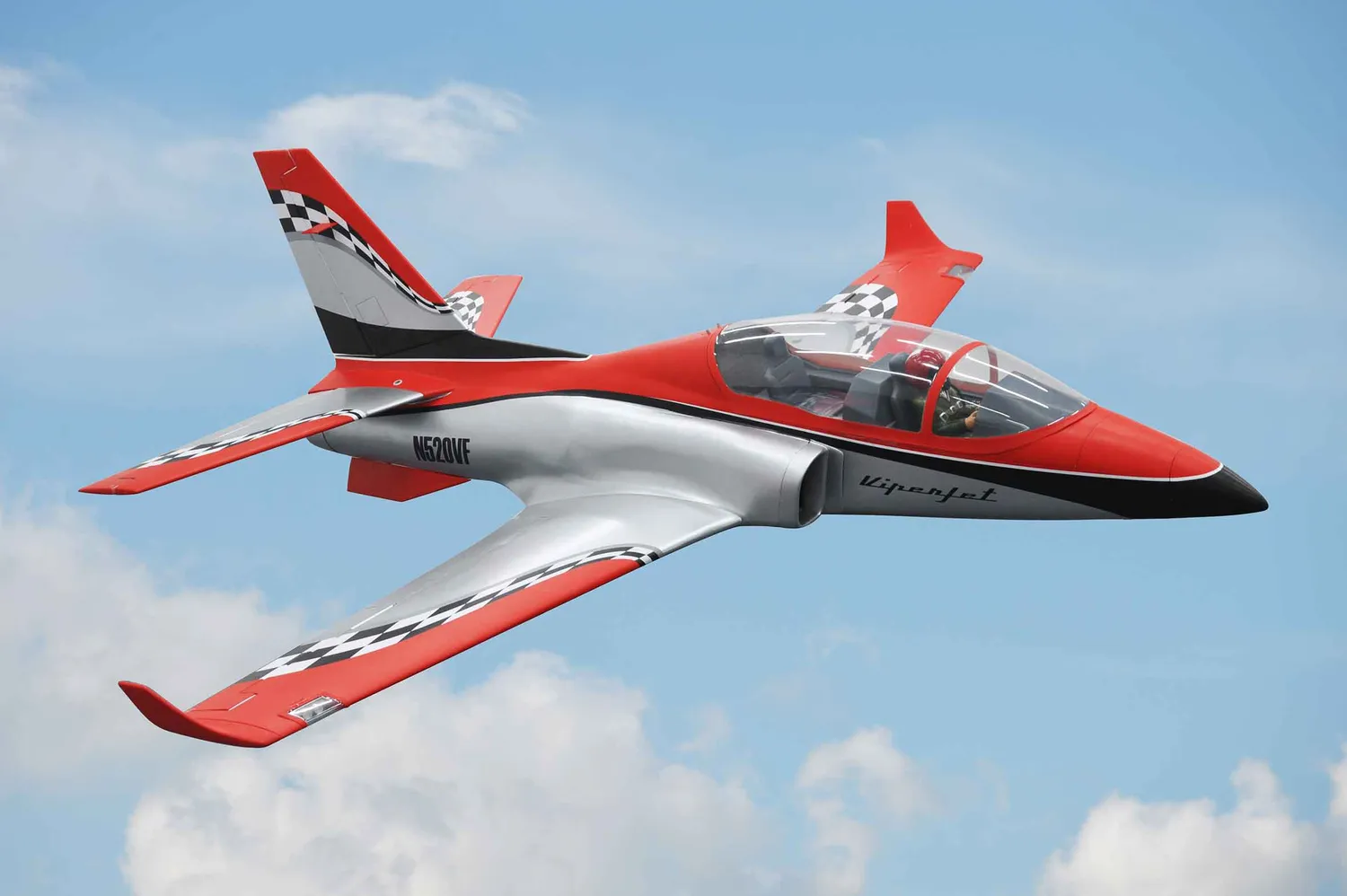 Black Horse Model BH205-SR VIPER JET MKII SILVER RED jet EDF électrique