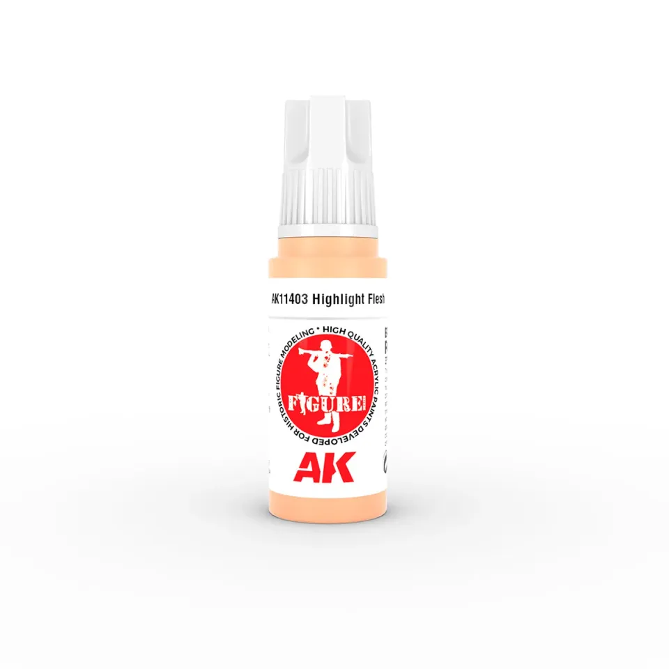 AK Interactive 3Gen Acrylic Highlight Flesh peinture acrylique 17 ml chair