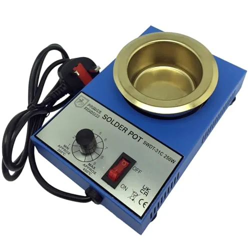 Prince August pot de fusion pour étain 1200 g thermostatique