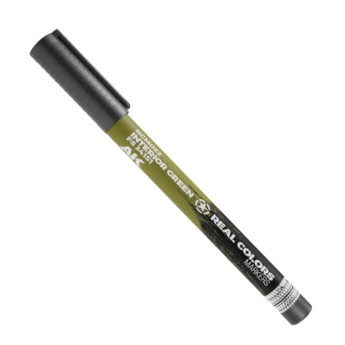 Des Tranchées aux Barricades marqueur acrylique vert FS 34151 couvrant