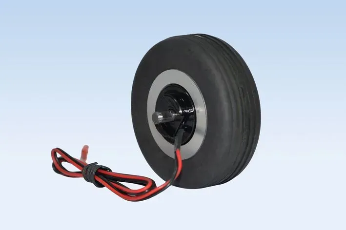 Black Horse roue caoutchouc avec frein 75mm