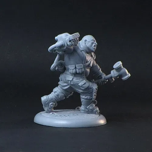 Brother Vinni Ogroid figurine 45mm post-apo résine