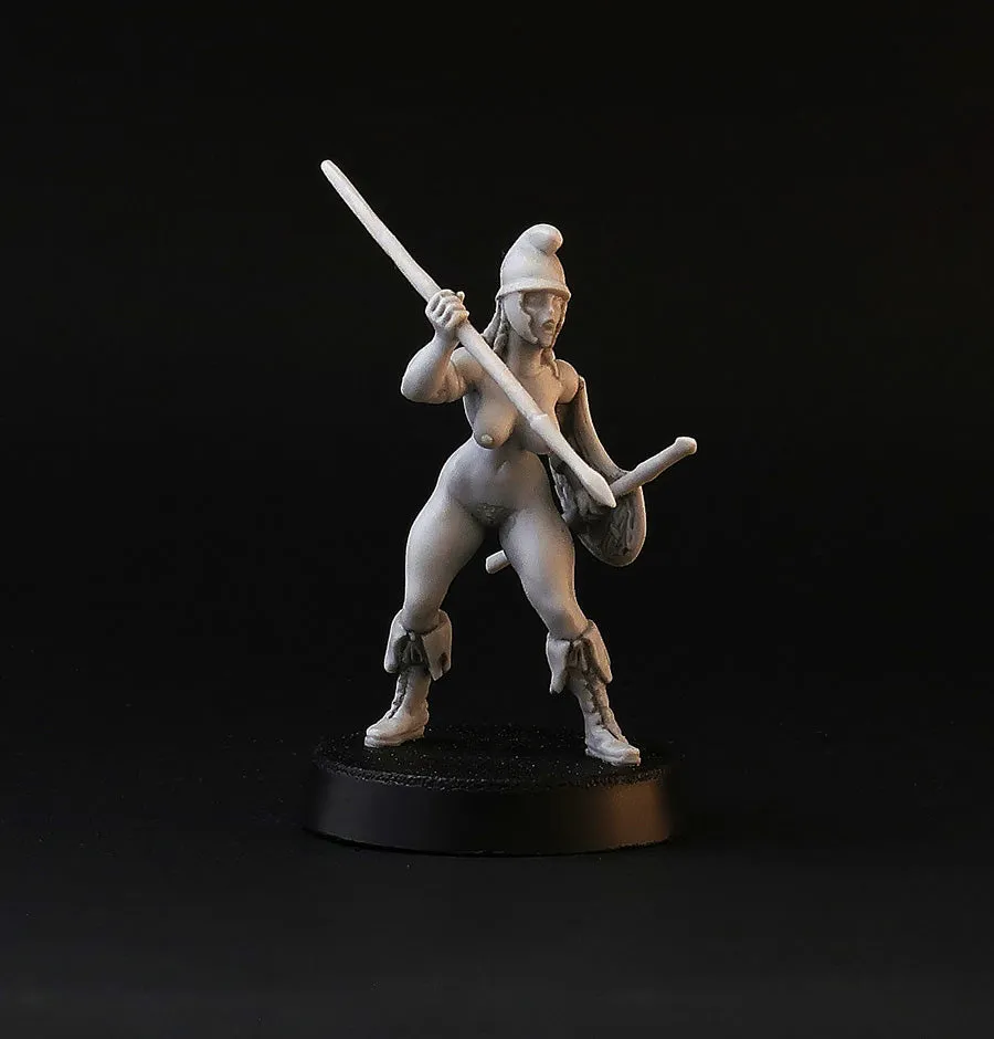 Brother Vinni Peltastes Grecques lot 4 figurines résine 28mm
