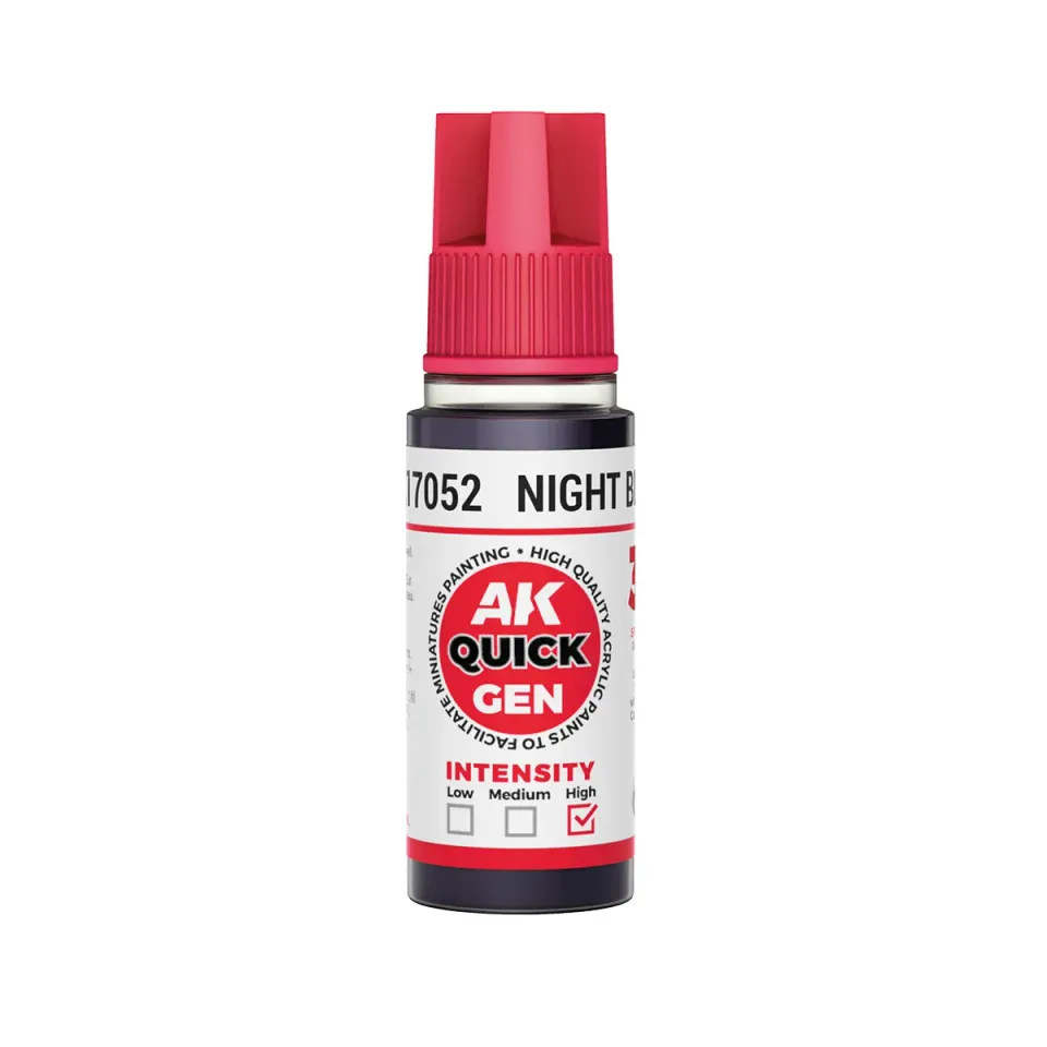 AK Interactive QuickGen Night Black peinture contraste 18ml