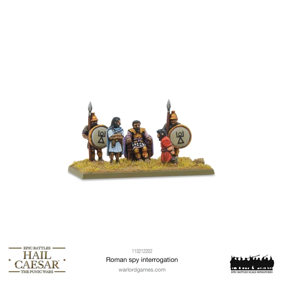 Bolt Action Hail Caesar Epic Battles Roman Spy Interrogation vignette résine