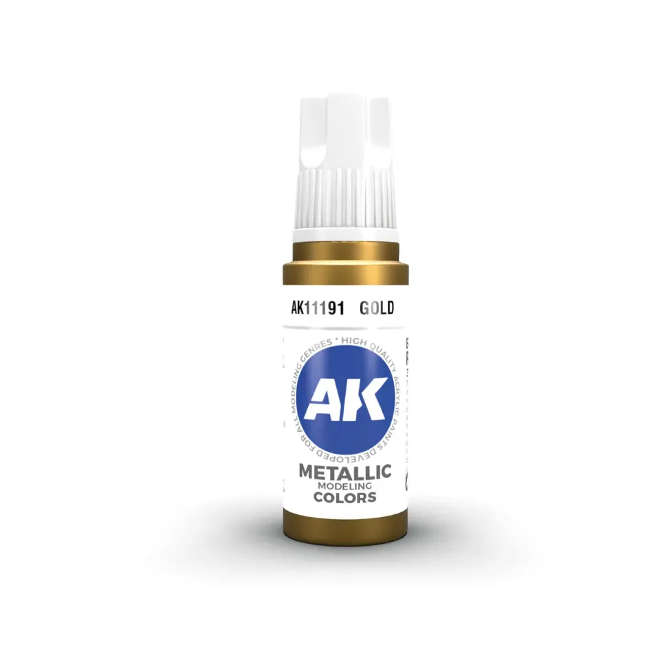 AK Interactive 3Gen Acrylic Gold peinture acrylique 17 ml métallique