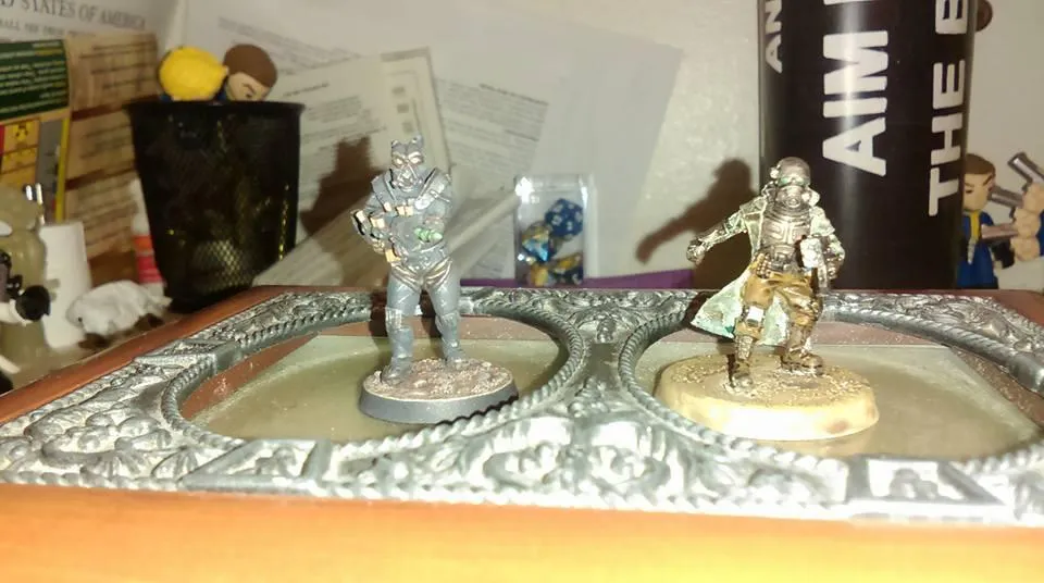 Brother Vinni Veteran figurine résine 28 mm post-apo