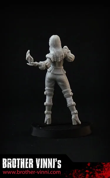 Brother Vinni Black Sorceress figurine résine 32mm
