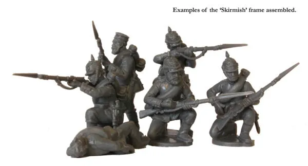 Perry Miniatures Prussian Infantry Skirmishing boîte 39 figs