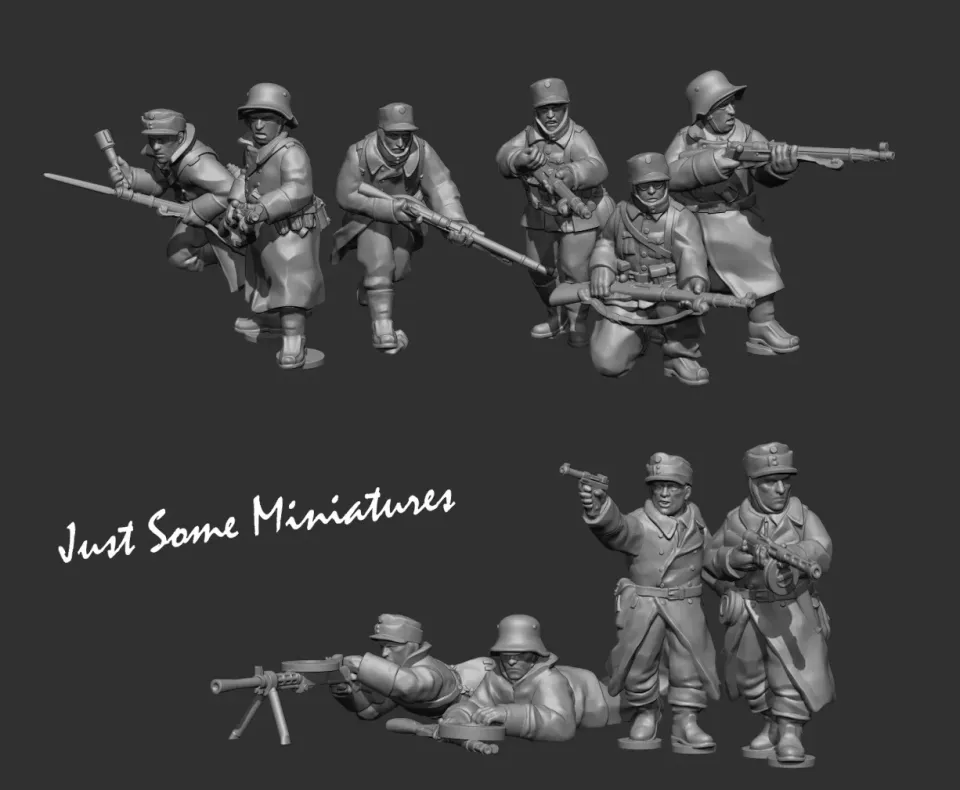 Des Tranchées aux Barricades Réguliers finlandais 10 figurines résine