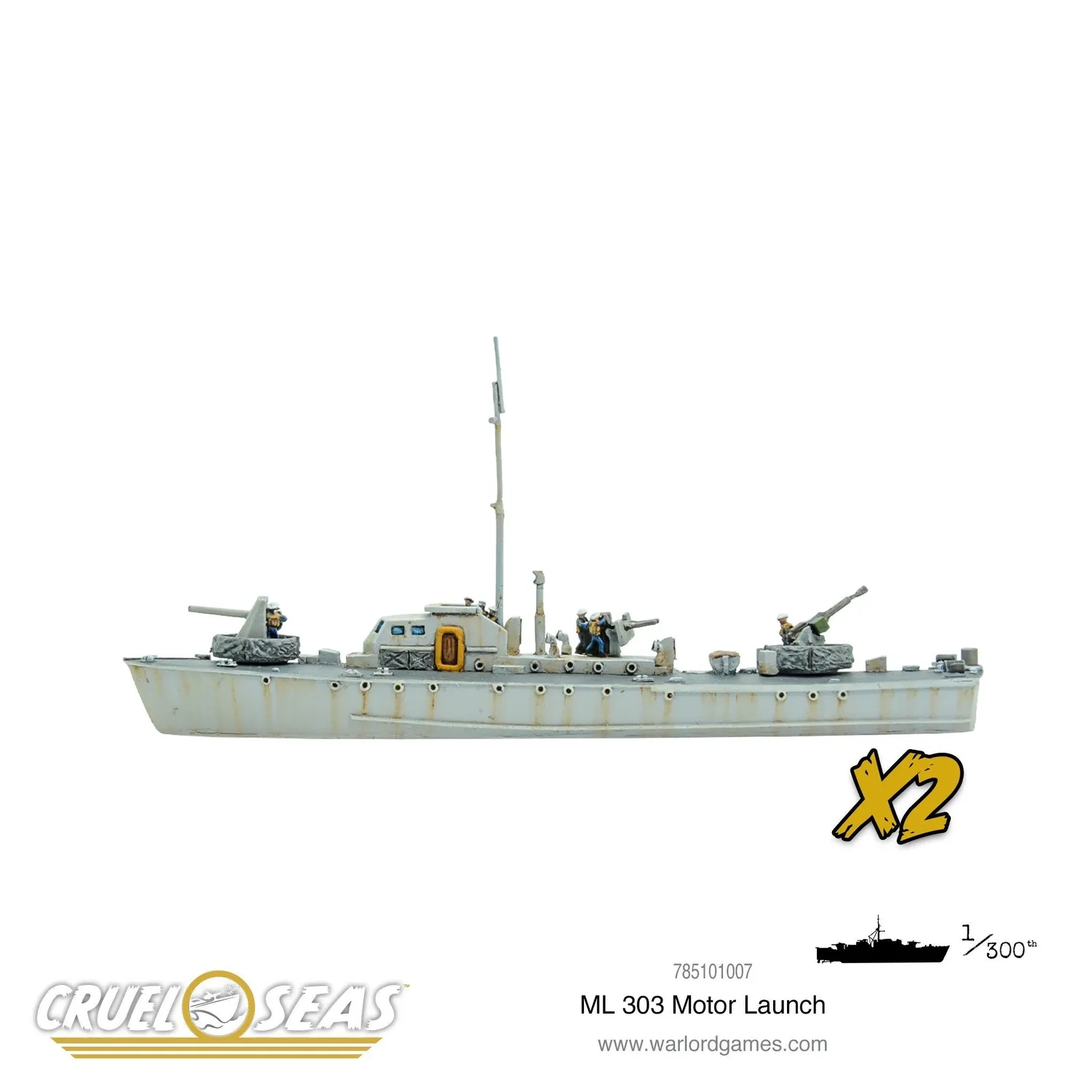 Bolt Action Cruel Seas ML 303 Motor Launch vedette