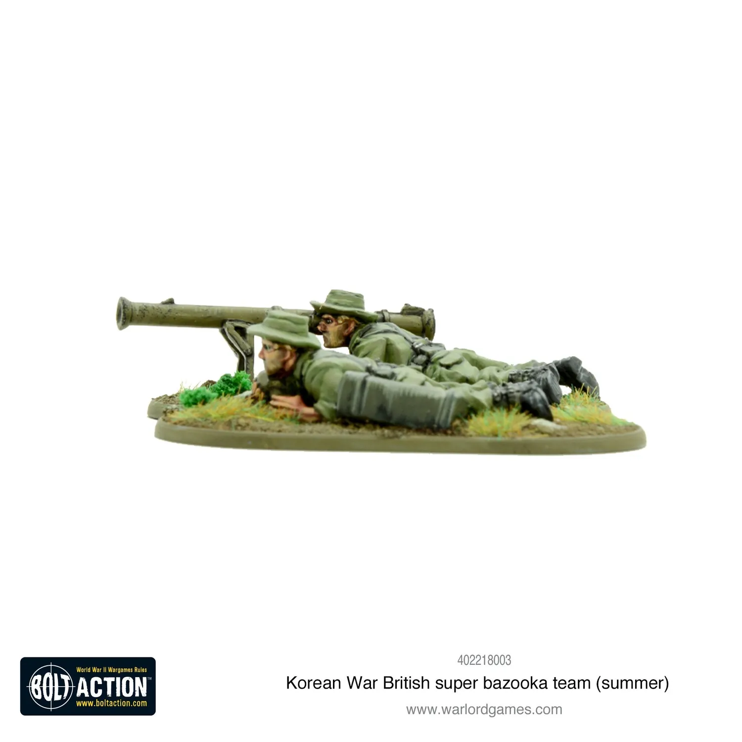 Bolt Action Korean War British Super Bazooka Team équipe antichar été