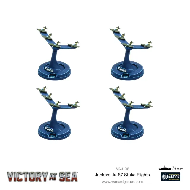 Bolt Action Victory at Sea Junkers Ju-87 Stuka figurines avions résine