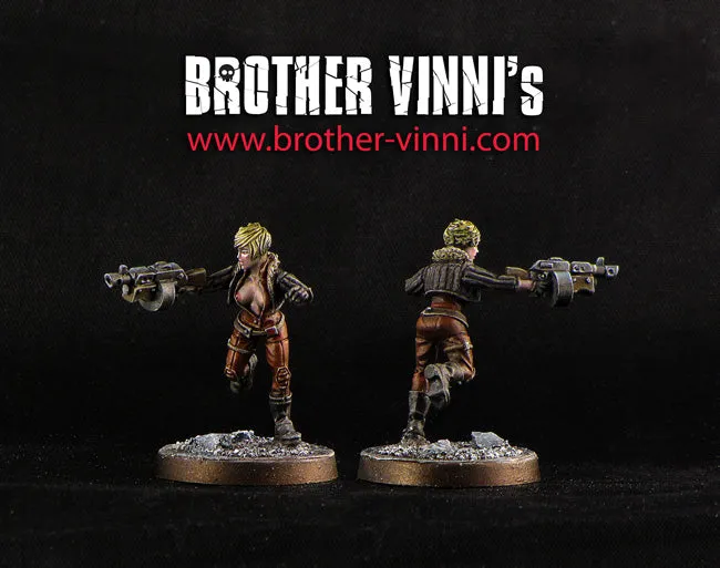 Brother Vinni Maria figurine pin-up soviétique 28 mm résine