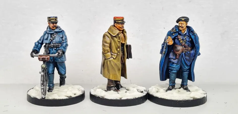 Des Tranchées aux Barricades Capitaine des Corps Francs 1 figurines résine 28mm