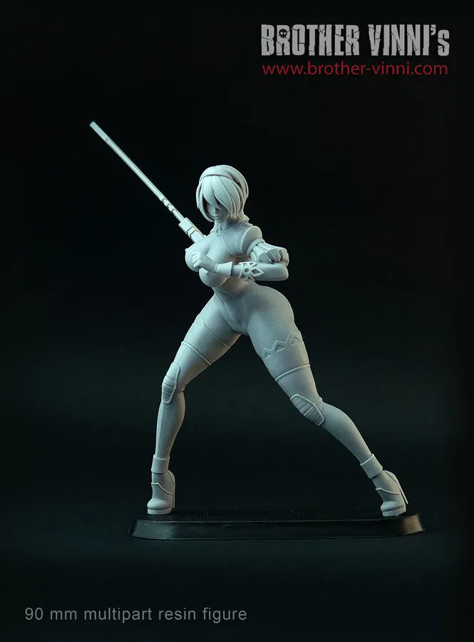 Brother Vinni Cyber Mercenary ver.2 figurine résine 90mm femme