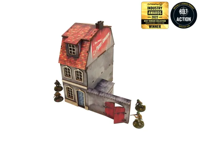 Des Tranchées aux Barricades Maison de Ville et Cabanon décor 28mm MDF